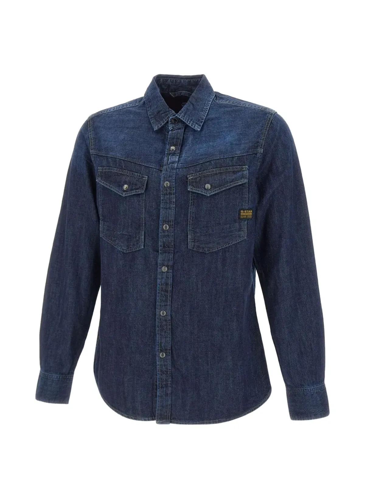 G-Star RAW ダコタ ロゴパッチ シャツ - 画像4