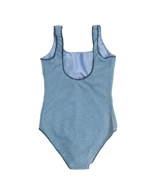 Oseree Kids スカラップアップリケ水着 - サムネイル2