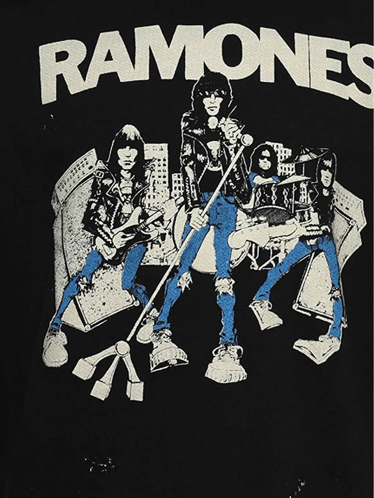 MadeWorn Ramones グラフィック クルー スウェットシャツ - 画像2