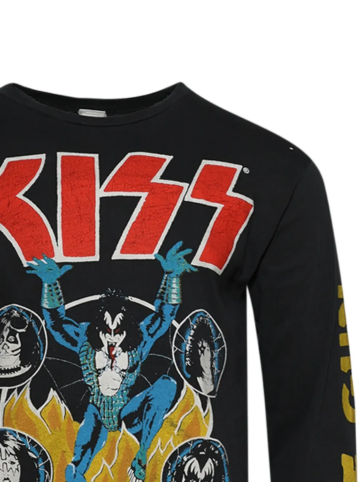 MadeWorn Kiss ロングスリーブ グラフィックTシャツ - 画像2