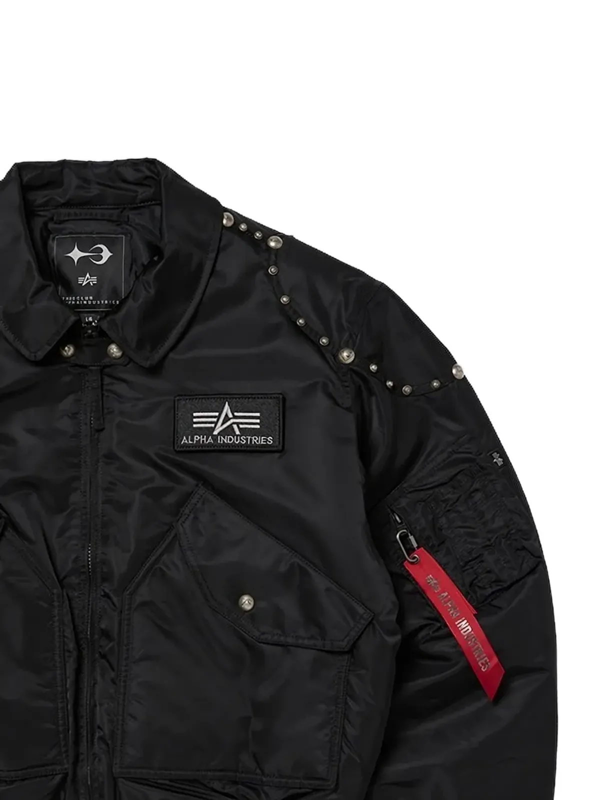 THUG CLUB x Alpha Industries リベットボンバージャケット - 画像2