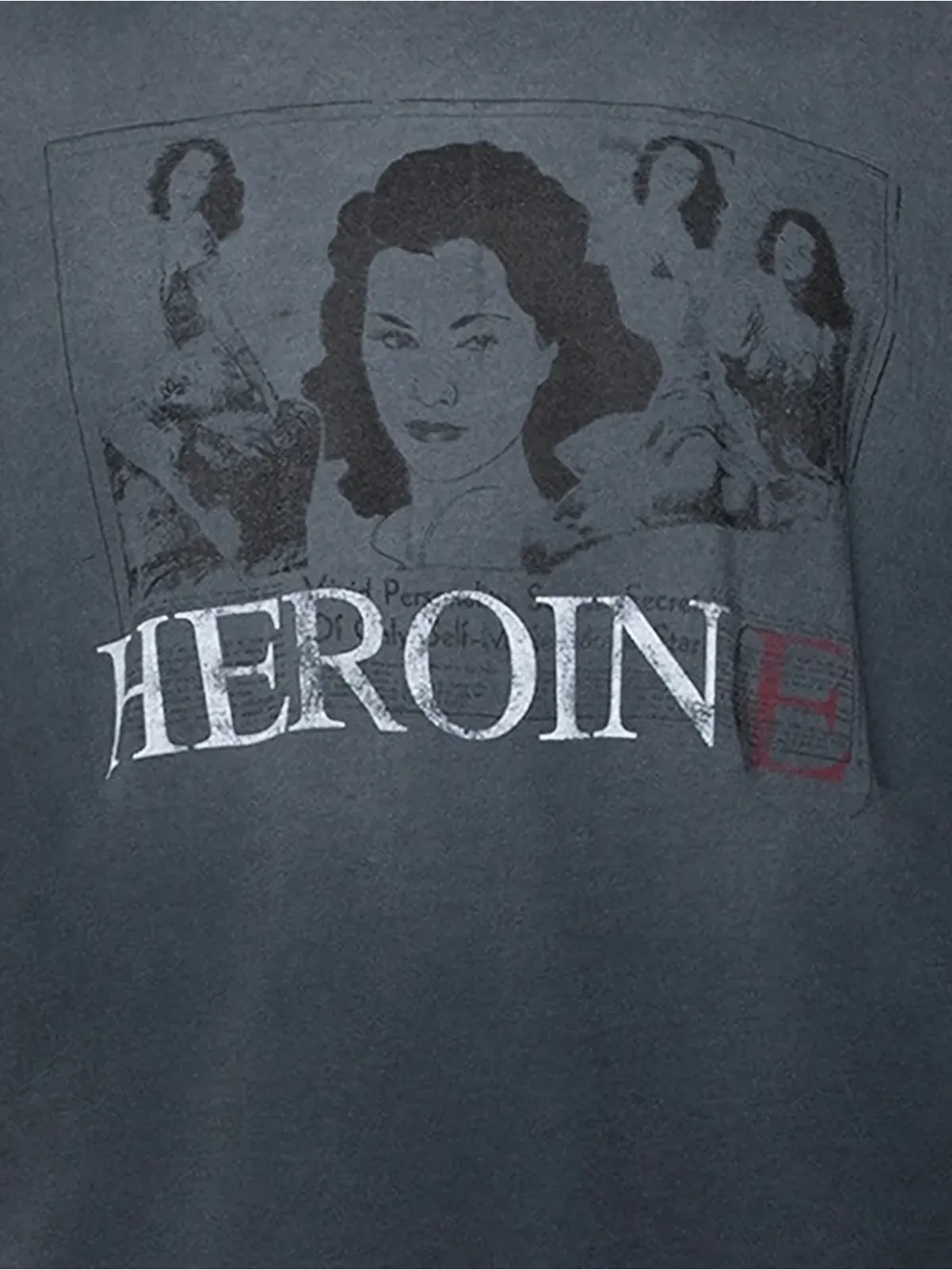 EIFLES Heroine graphic T-shirt - Grey - 画像2