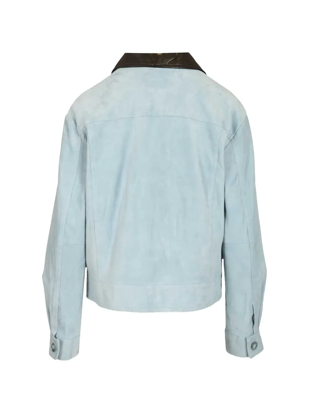 blusotto Matilde contrast-collar jacket - Blue - 画像2
