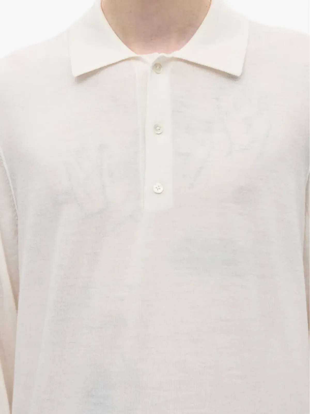 Berner Kühl 長袖ポロシャツ - White - 画像4