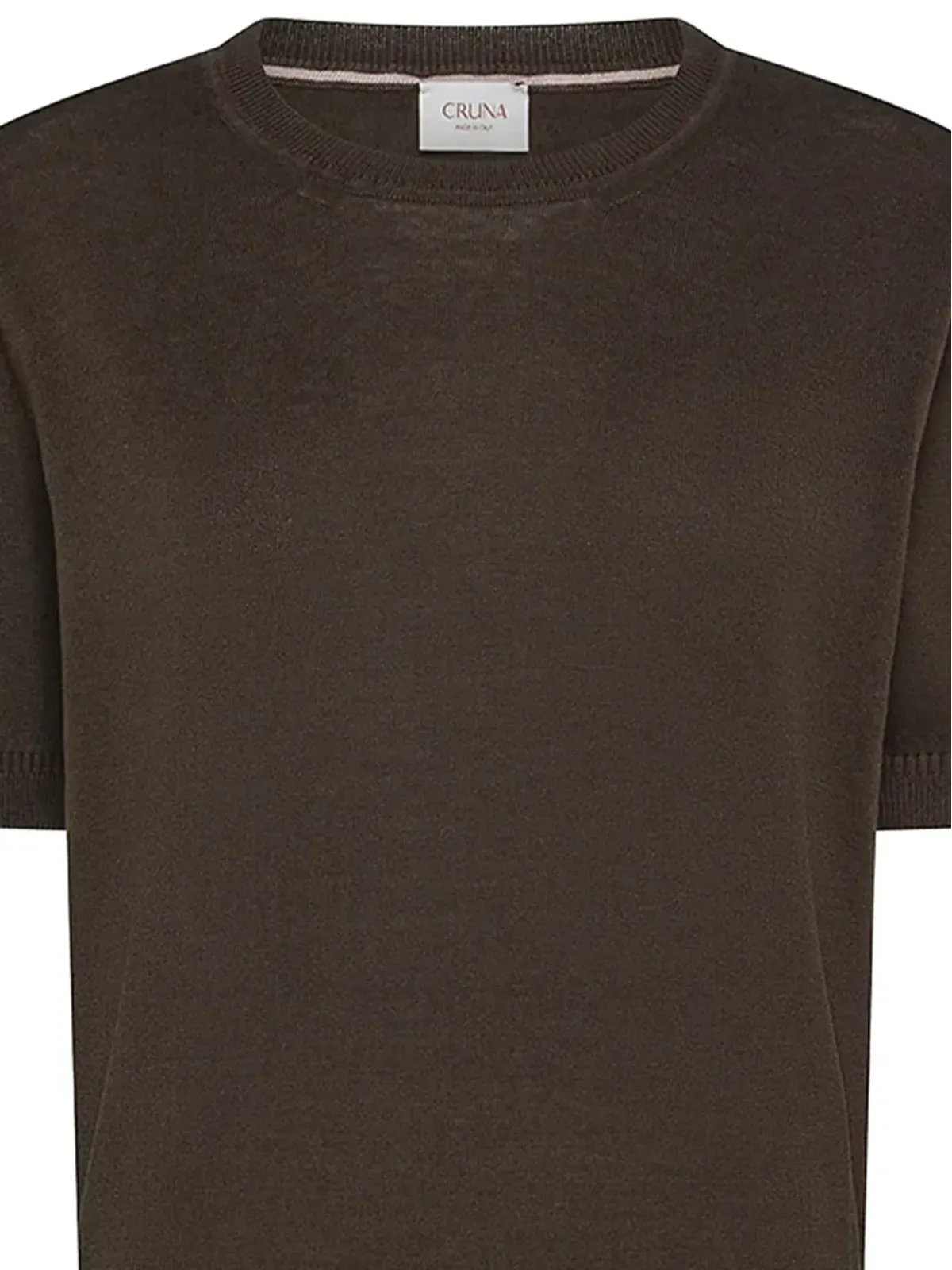 Cruna short-sleeve top - Brown - 画像2