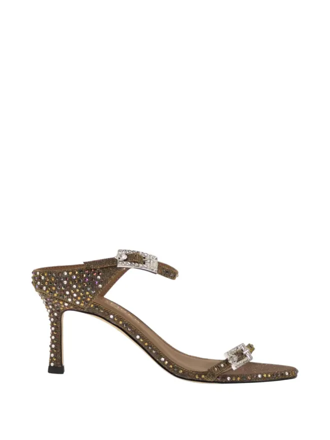 Kurt Geiger Kurt Geiger ダブルバックルヒールサンダル - ブラウンの商品画像