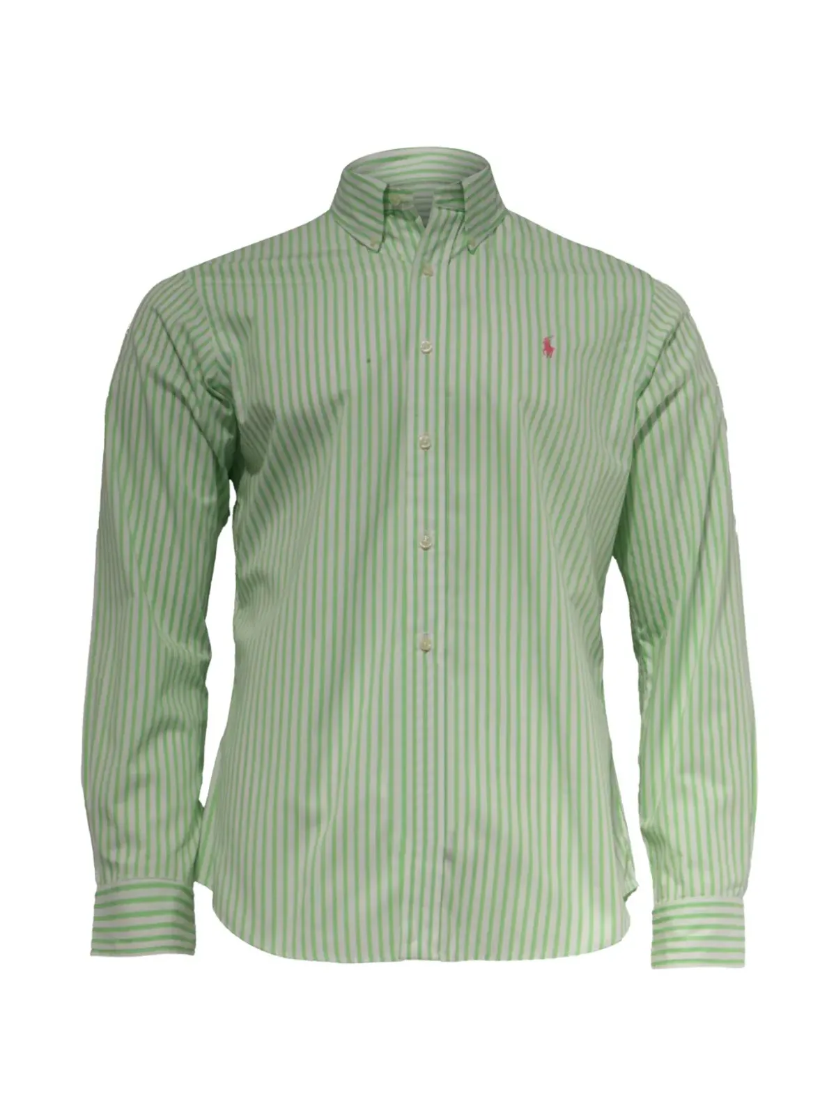 Ralph Lauren Vintage ストライプコットンシャツ - グリーン - 画像1