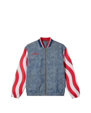 adidas グラフィックデニム トラックジャケット - サムネイル1