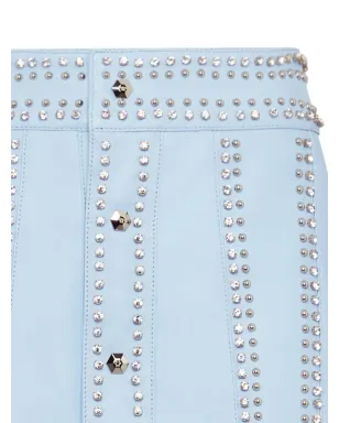 Philipp Plein スタッズ付きミニスカート ブルー - サムネイル2