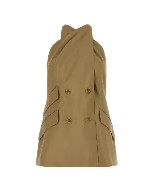 Max Mara ダブルブレスト ホルターネック ウエストコート - サムネイル1