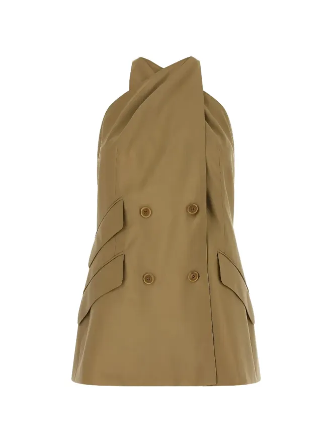 Max Mara Max Mara ダブルブレスト ホルターネック ウエストコートの商品画像