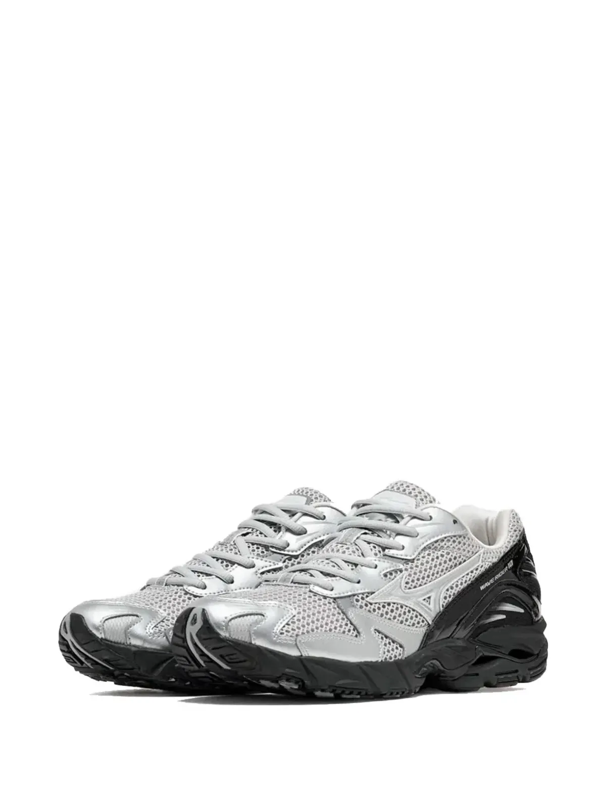 Mizuno Wave Rider 10 レースアップスニーカー - シルバー - 画像2