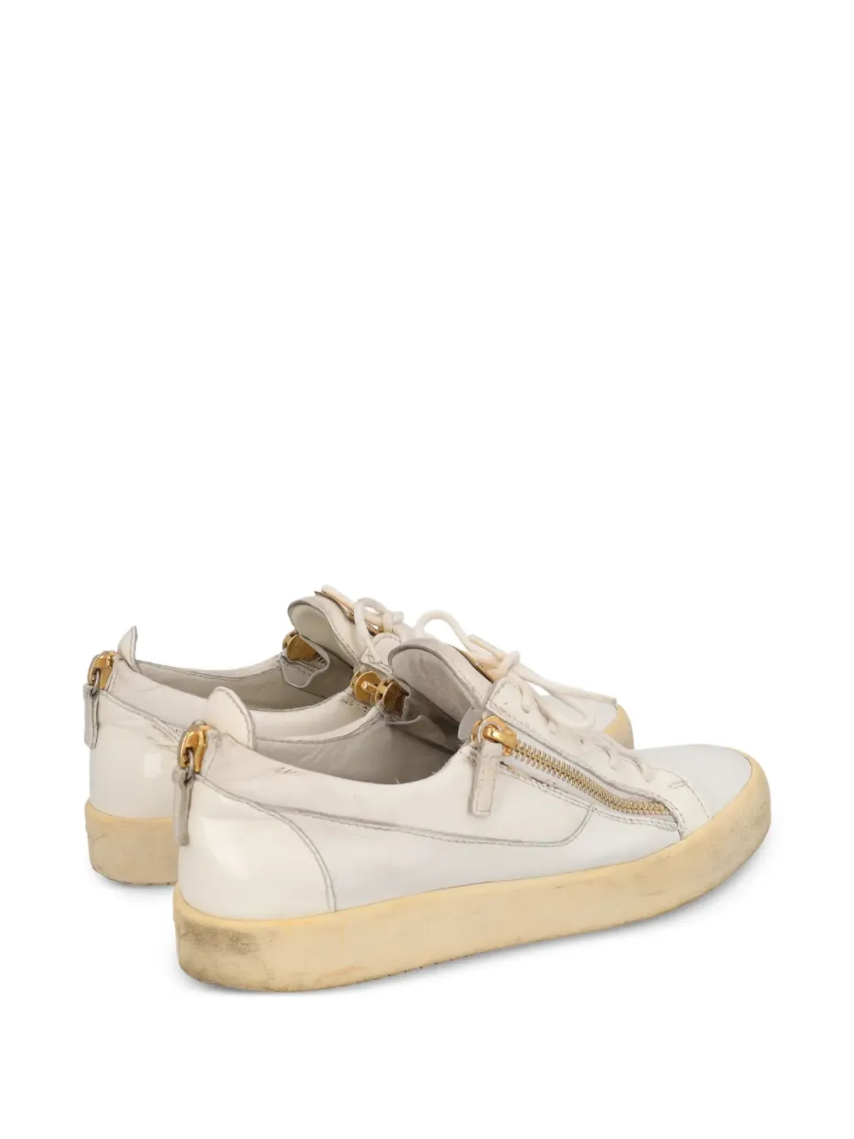 Giuseppe Zanotti Vintage レザースニーカー - White - 画像5