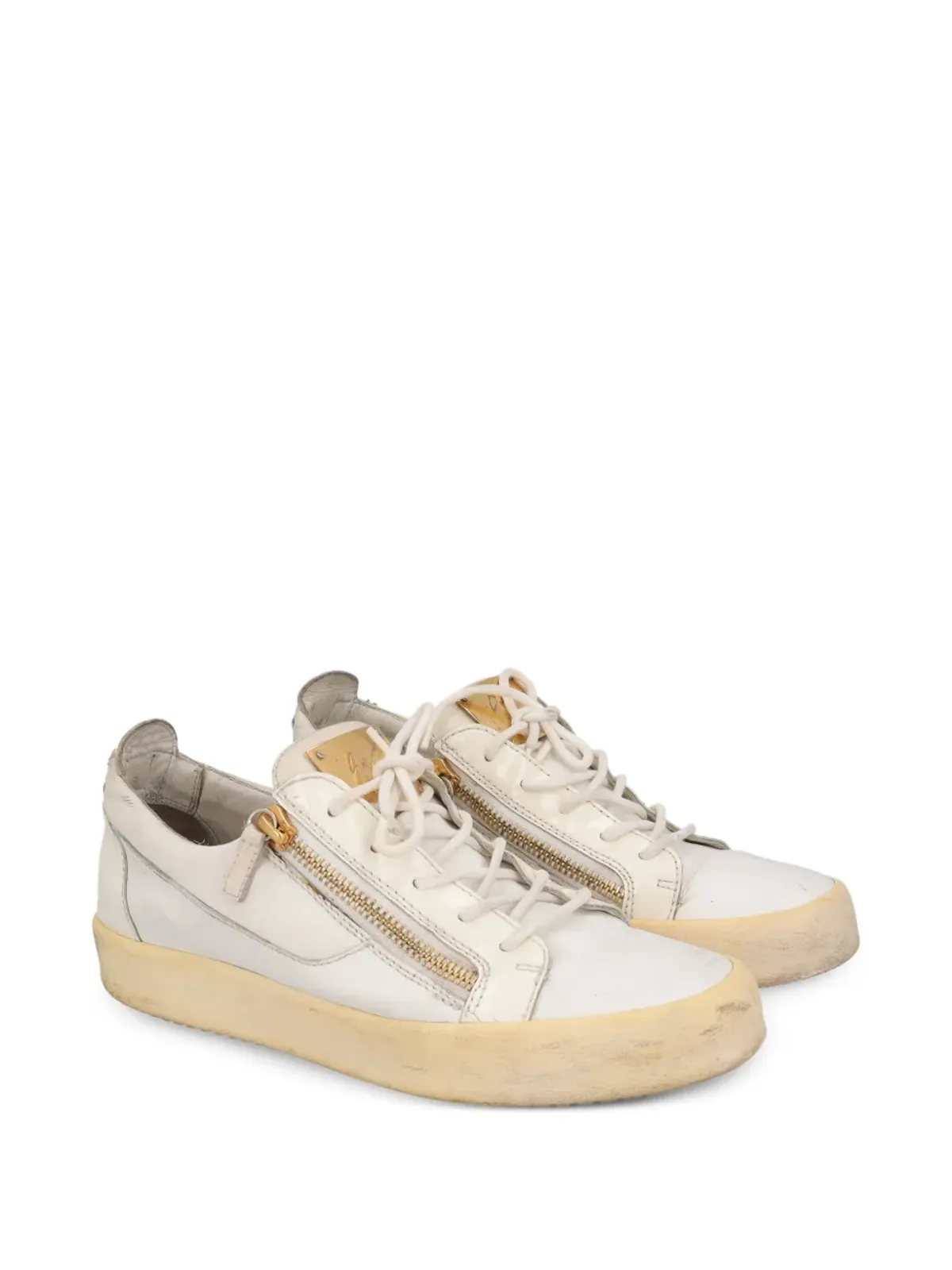 Giuseppe Zanotti Vintage レザースニーカー - White - 画像2
