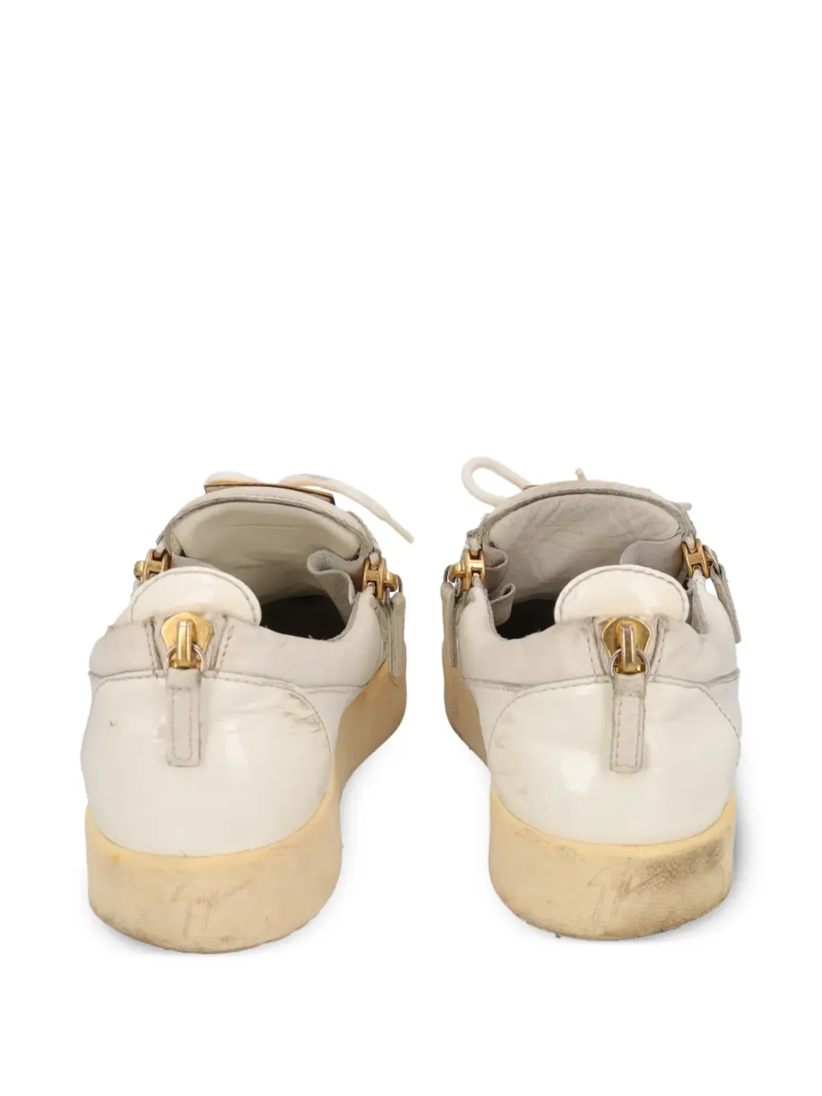 Giuseppe Zanotti Vintage レザースニーカー - White - 画像3