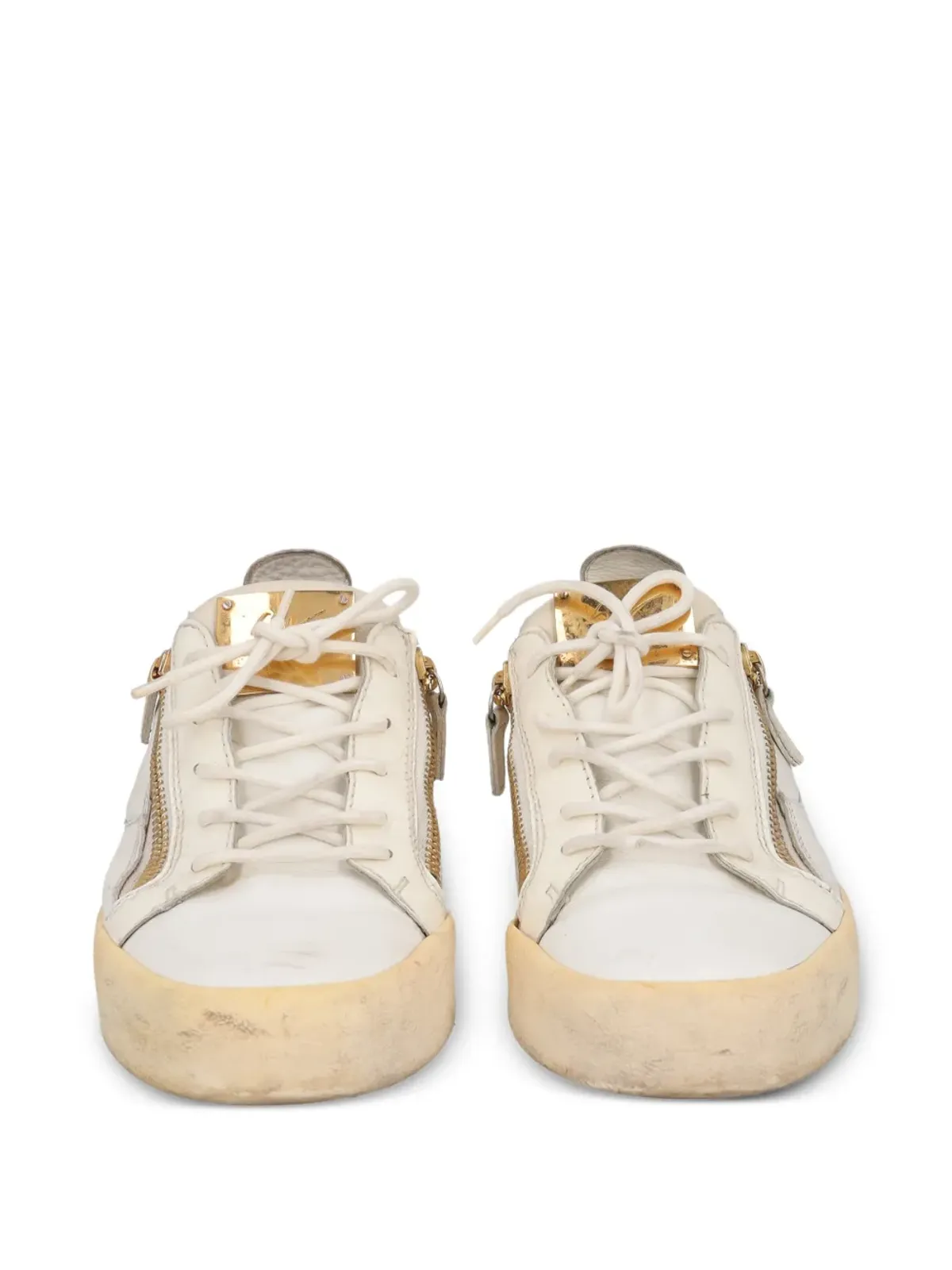 Giuseppe Zanotti Vintage レザースニーカー - White - 画像4
