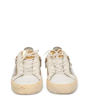 Giuseppe Zanotti Vintage レザースニーカー - White - サムネイル4
