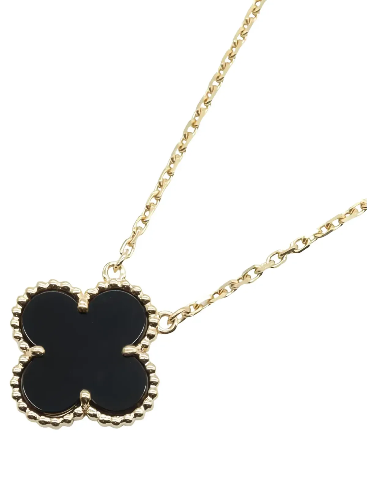 Van Cleef & Arpels Pre-Owned アルハンブラ オニキス ネックレス - 画像2
