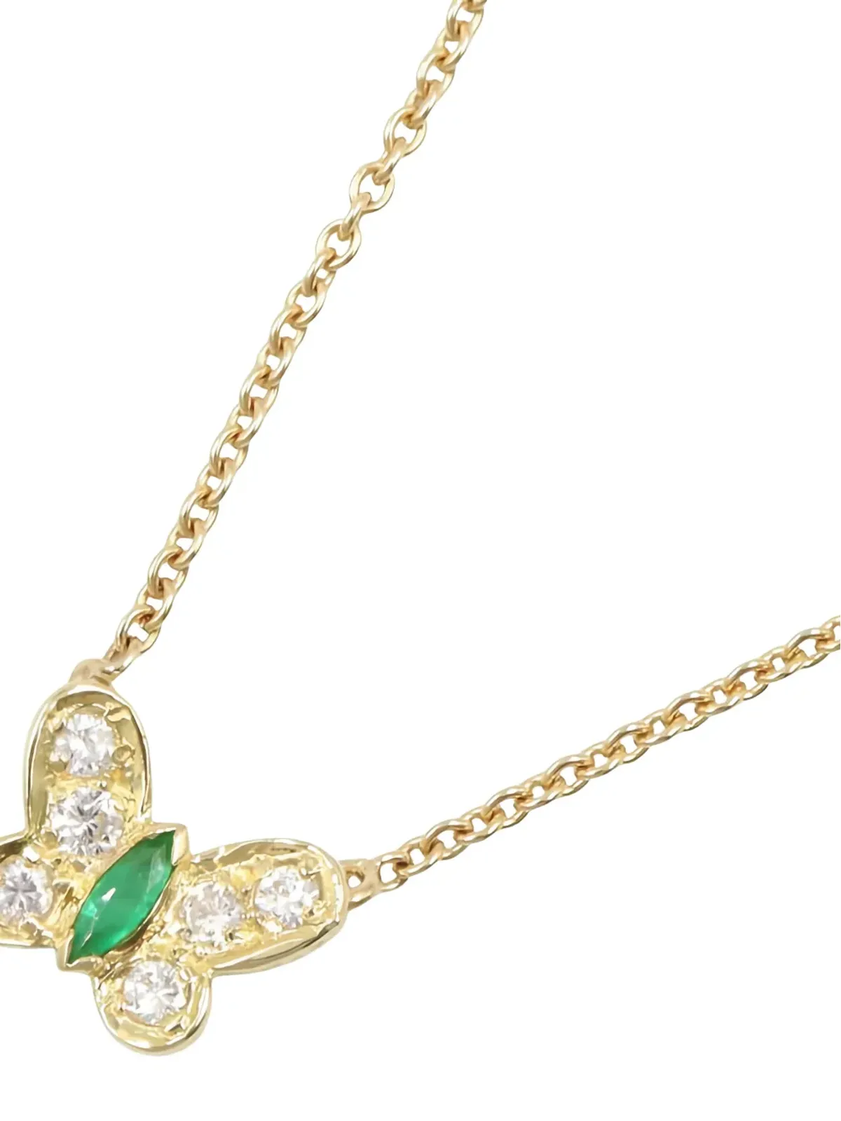 Van Cleef & Arpels ビンテージ 2010年 18K イエローゴールド 蝶ネックレス - 画像2