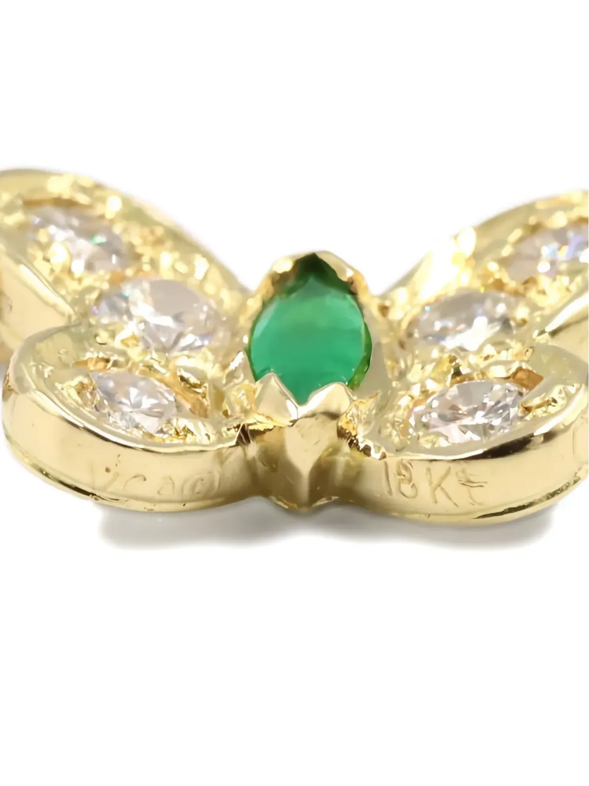 Van Cleef & Arpels ビンテージ 2010年 18K イエローゴールド 蝶ネックレス - 画像3