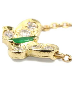 Van Cleef & Arpels ビンテージ 2010年 18K イエローゴールド 蝶ネックレス - サムネイル4