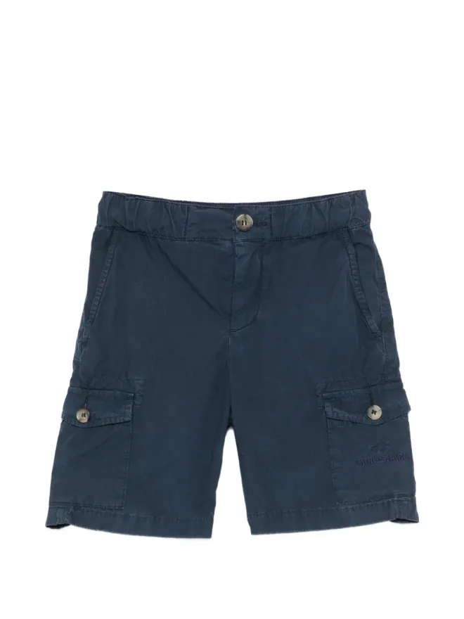 Paul & Shark Junior Paul & Shark Junior ボタン付きカーゴショーツ ブルーの商品画像
