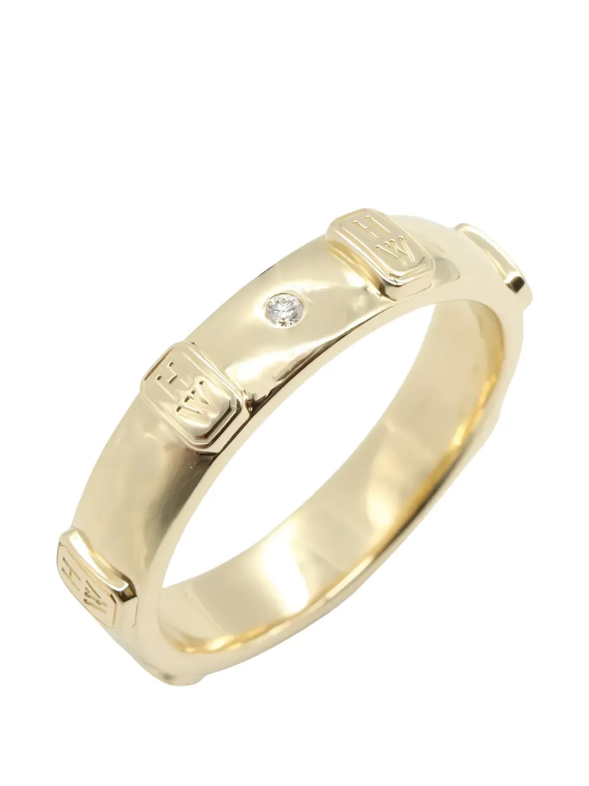 Harry Winston ロゴ入りダイヤモンドリング（ゴールド） - 画像3