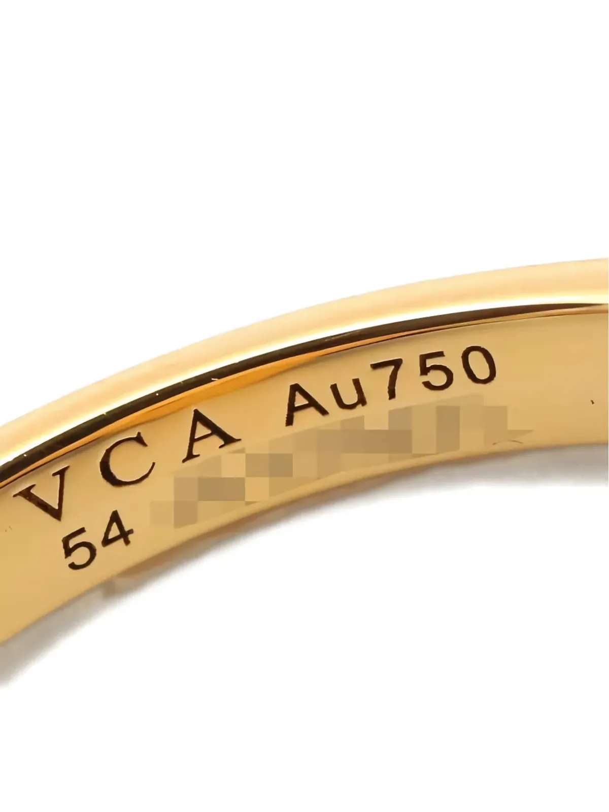Van Cleef & Arpels Vintage 18K イエローゴールド アルハンブラ リング - 画像4