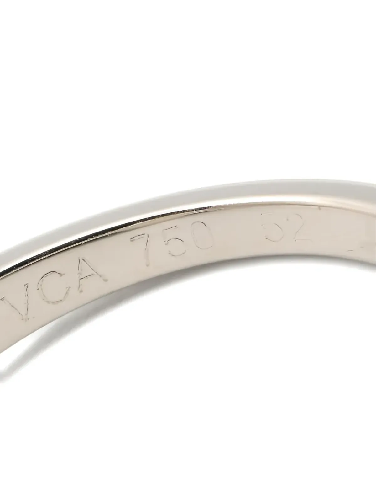 Van Cleef & Arpels Vintage 2010s Alhambra diamond ring - Silver - 画像4