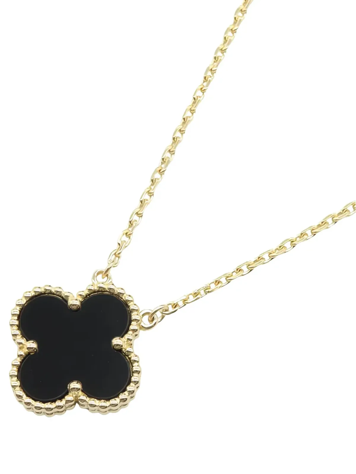 Van Cleef & Arpels Pre-Owned スイート アルハンブラ オニキス ネックレス - 画像2