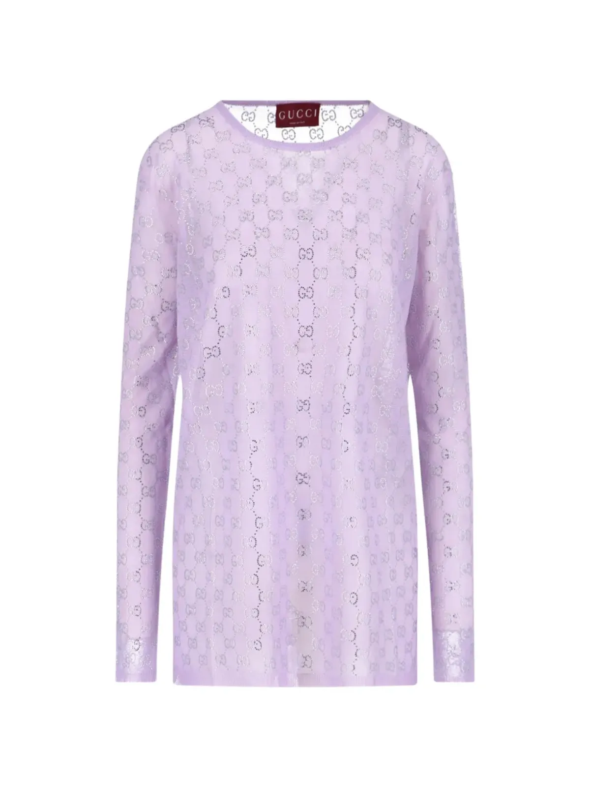 Gucci GGエンブリッシュド シルク ジャンパー - 画像1