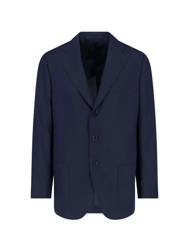 Cesare Attolini Cesare Attolini モノペット ブレザー ブルーの商品画像