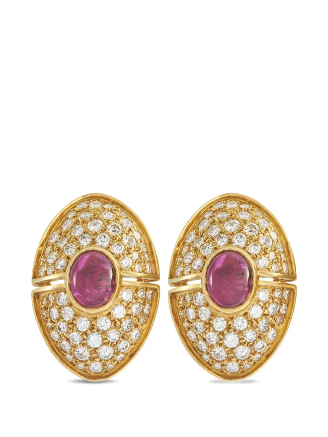 Harry Winston Harry Winston ダイヤモンドとルビーのイヤリング - ゴールドの商品画像