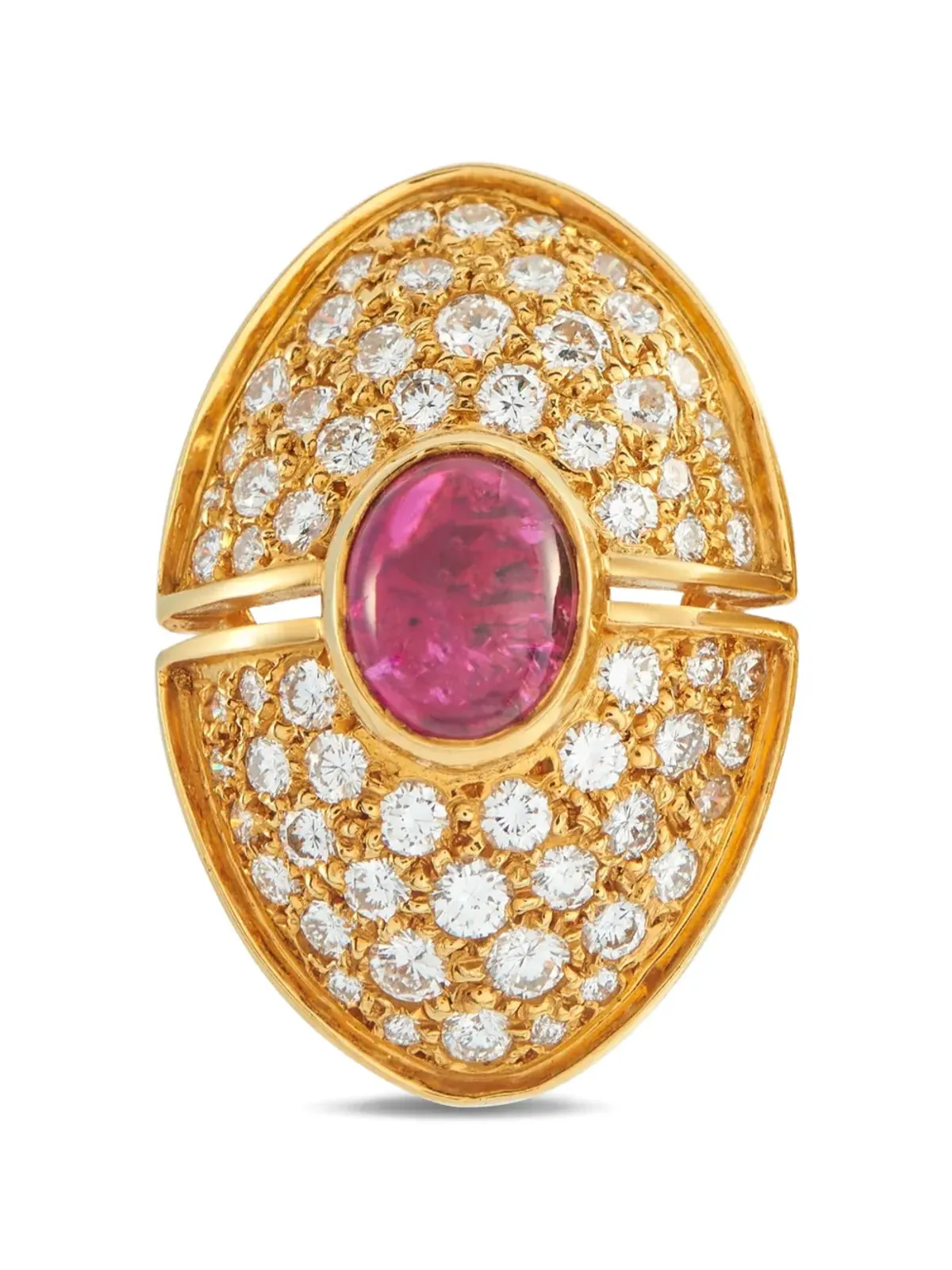 Harry Winston ダイヤモンドとルビーのイヤリング - ゴールド - 画像2