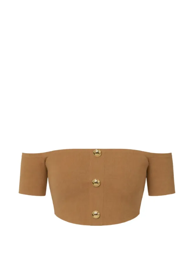 Elisabetta Franchi Elisabetta Franchi メタルボタントップスの商品画像
