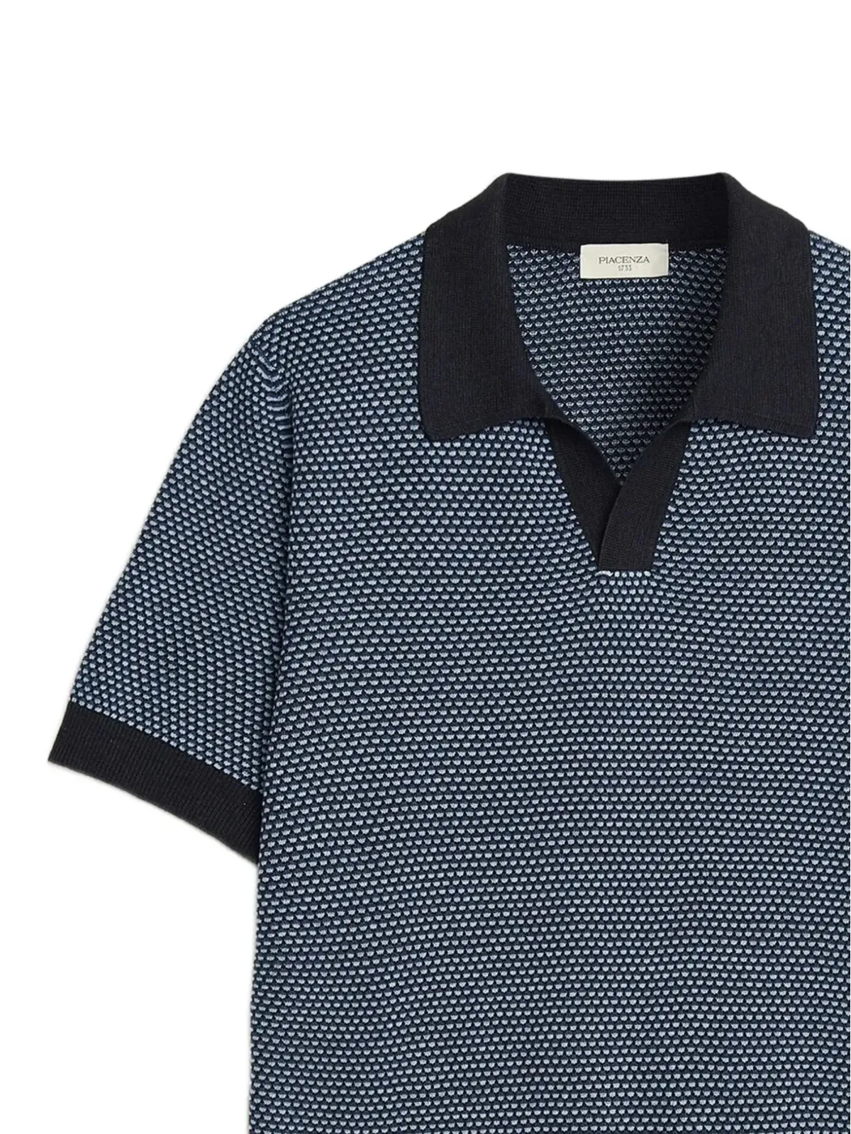 Piacenza Cashmere 柄入りポロシャツ - 画像2