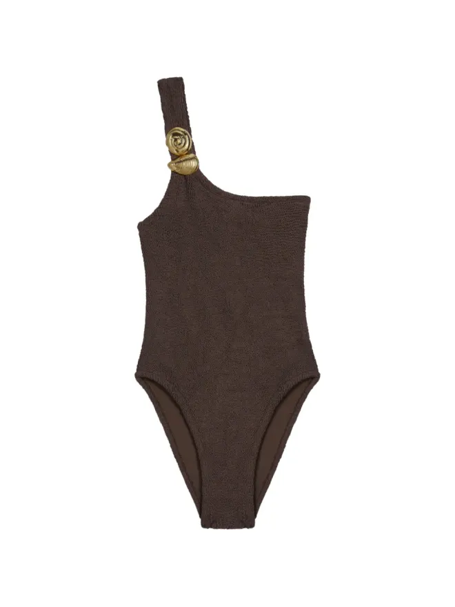 Reina Olga Reina Olga テクスチャードシェルディテール水着の商品画像