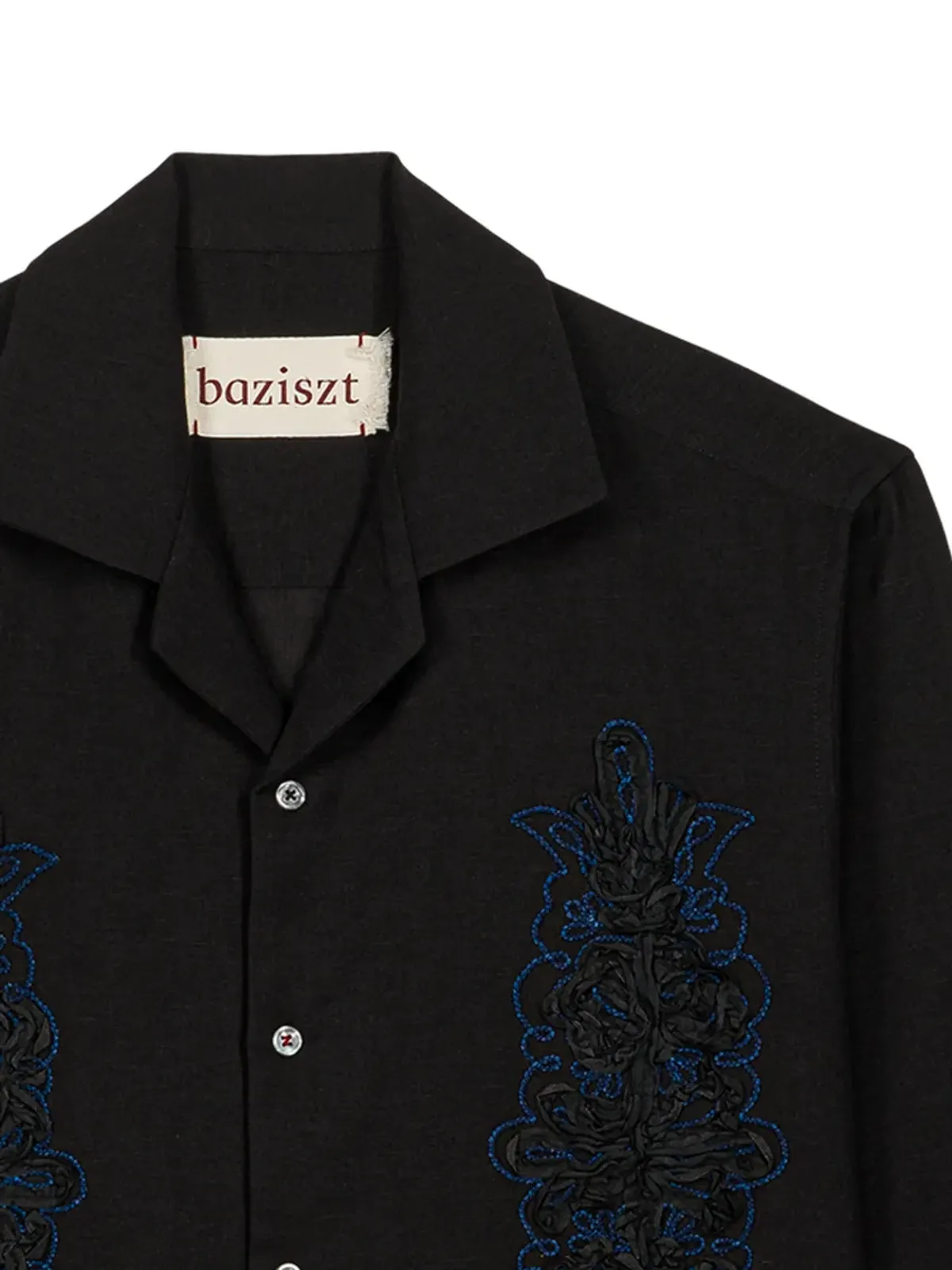 Baziszt Duke 花柄刺繍シャツ - 画像2
