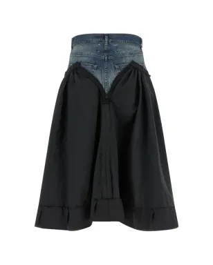 Maison Margiela デニムインサート入りミディスカート - サムネイル2