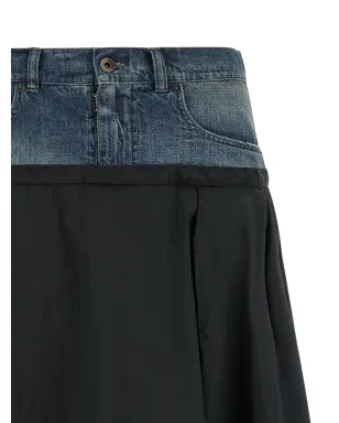 Maison Margiela デニムインサート入りミディスカート - サムネイル3