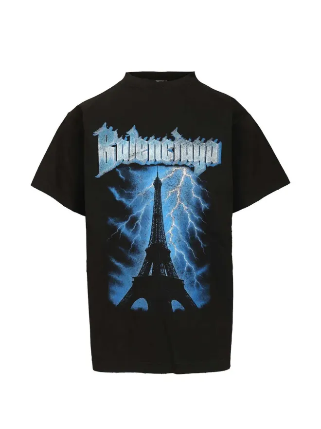 Balenciaga Balenciaga パリ・サンダーストーム プリントTシャツの商品画像