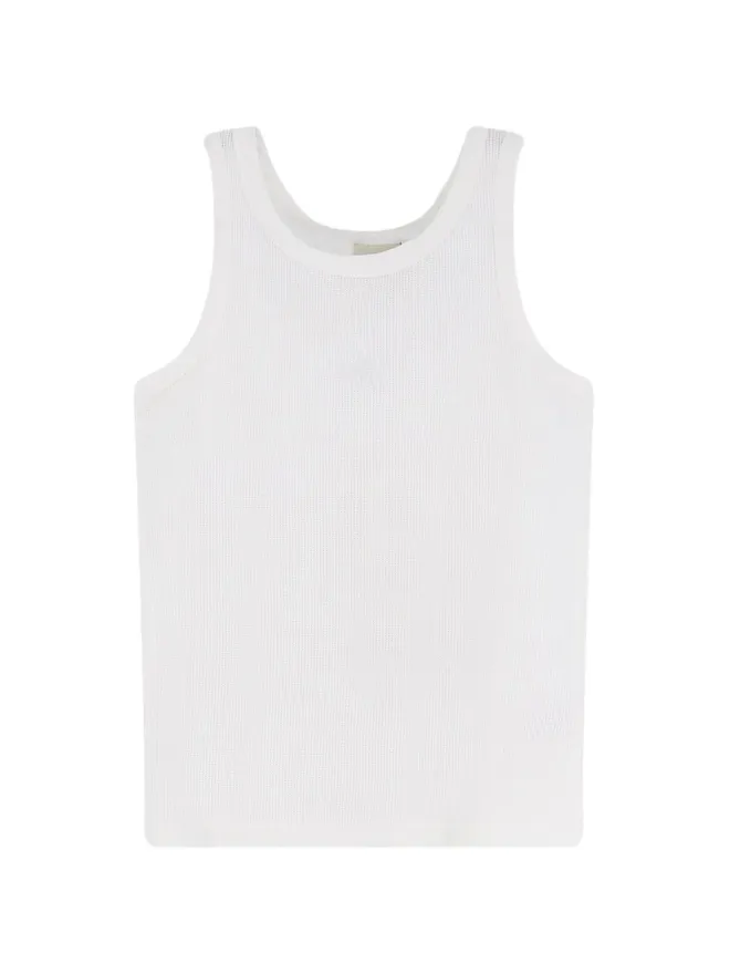 WALK IN PARIS WALK IN PARIS エンブロイダード ロゴ ワッフル タンクトップの商品画像