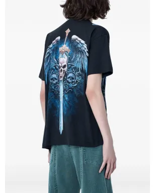 LUEDER Angel Phantasy T-Shirt - Black - サムネイル3