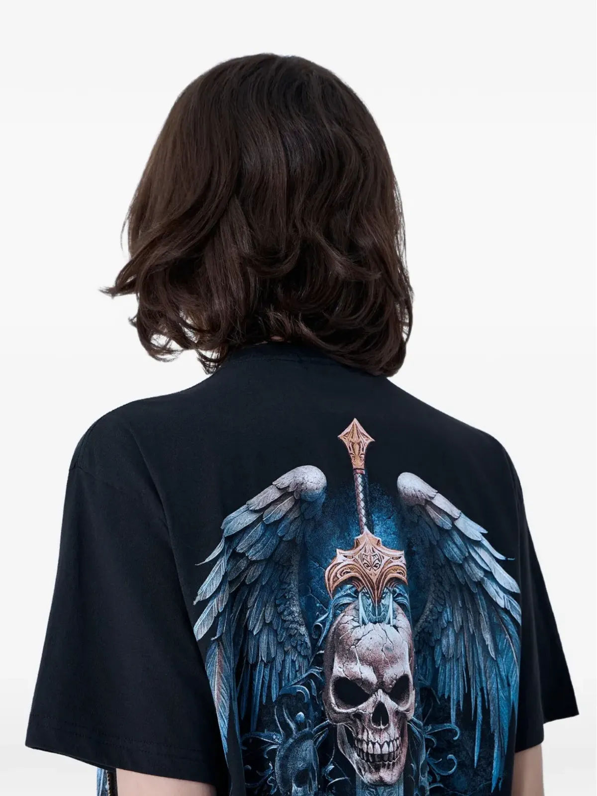 LUEDER Angel Phantasy T-Shirt - Black - 画像4