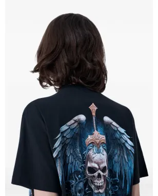 LUEDER Angel Phantasy T-Shirt - Black - サムネイル4