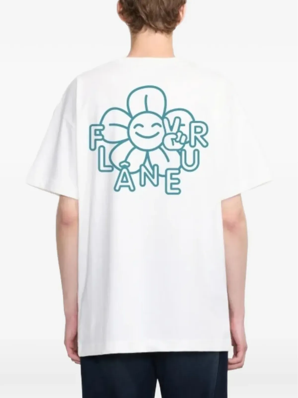 FLÂNEUR 花柄Tシャツ - 画像2