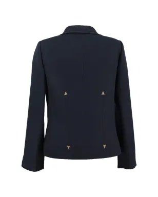 Andrè Laug Vintage 1900年代 三角形の装飾 ジャケット - Blue - サムネイル2