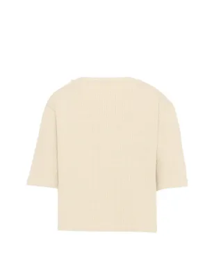 VÉLOCIPÈDE ボタンディテール入りリブ編みTシャツ - サムネイル2