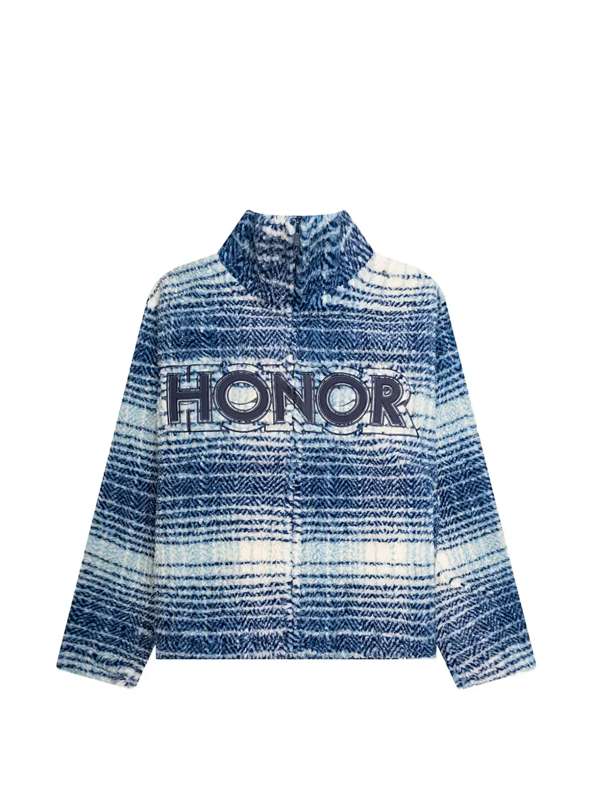 Honor The Gift チェック柄ジップジャケット - Blue - 画像1