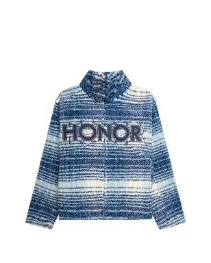 Honor The Gift チェック柄ジップジャケット - Blue - サムネイル1